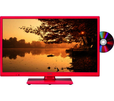 24  LOGIK  L24HEDP15  LED TV with Built-in DVD Player - Pink